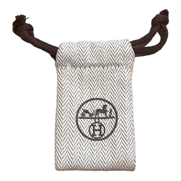 HERMÈS Accessories - 3" HERMES DUST BAG 4 Keys Clochette Buckle Small Duster Dustbag NEW Authentic